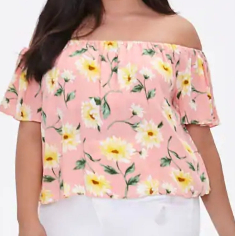 (NEW) Woven Top - off shoulder